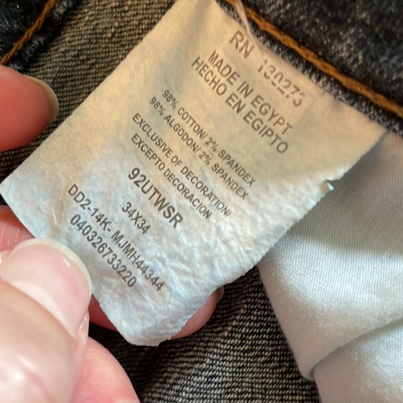 Wrangler Jeans Slim Straight 34 X 34 like new! - Picture 6 of 8